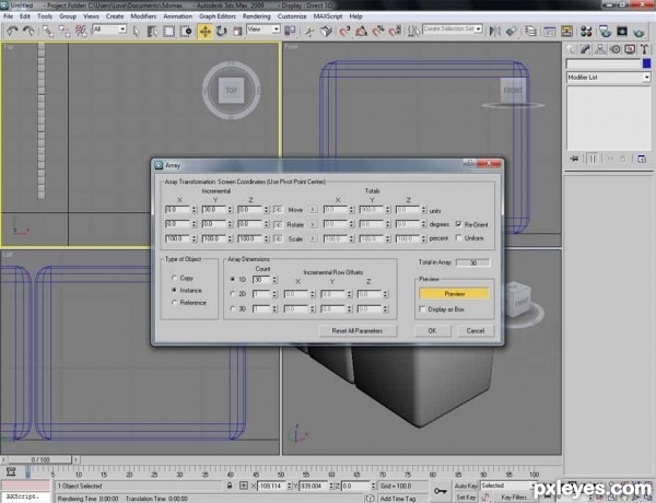 Creation of Blocking PXL: Step 2